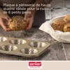 Zenker 6er Brötchenblech Dein Brot!, Stahlblech mit Produktbild-Vorschau 4