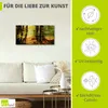 ARTland Leinwandbild Herbstlicht im Wald Größe: 60x30 cm Produktbild-Vorschau 2