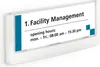 DURABLE Türschild CLICK SIGN 149x52,5 mm, 486002 weiß Produktbild-Vorschau 6