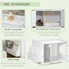 PawHut Katzenschrank für Katzentoilette, Katzenklo mit Produktbild-Vorschau 5