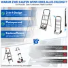 Vigevee 2 in 1 Treppenkarre Sackkarre mit 3-stufiger Produktbild-Vorschau 6