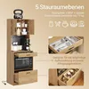 SoBuy Küchenschrank Hochschrank mit Mikrowellenfach, Produktbild-Vorschau 4