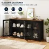 Meuble de cuisine de 160 cm de large avec portes en verre, Voir les images du produit 6