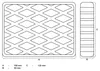 BGS technic Rubber Pad, 764 mm, 764 g, 160 mm Produktbild-Vorschau 2