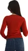 Body lang arm T shirt Damen Royyen K-201 Baumwolle V Produktbild-Vorschau 7