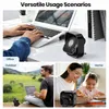 2er Mini USB Ventilator,Tragbarer Tischventilator mit 360° Produktbild-Vorschau 7