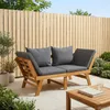 vidaXL: Panchina da giardino 3-in-1 con cuscini, realizzata Anteprima dell’immagine prodotto 2