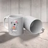 Mr. & Mrs. Panda Tasse Konditorin Herz - Grau Pastell - Produktbild-Vorschau 4