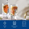 Juego de 4 vasos tipo "longdrink" con motivos de rosales, Vista previa de la imagen del producto 16