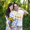 Mr. & Mrs. Panda holzbild Küken Schlüpfen DIN A4 - Blumig - Produktbild-Vorschau 5