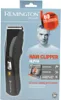 The image shows the retail packaging for a Remington hair clipper. The box features a picture of the product, a model of a man, and various feature callouts. Anteprima dell’immagine prodotto