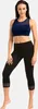 Teyli Baumwoll-Leggings 3/4 Länge Glamo Female 2203 schwarz Produktbild-Vorschau 3