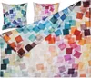 Estella Mako-Satin Bettwäsche Puzzle multicolor 160x210 cm Produktbild-Vorschau 2