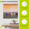 ARTland Poster Strandhäuser II Größe: 70x70 cm Produktbild-Vorschau 2