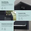 doporro Mobile Bagno Sospeso Mobiletto Sottolavabo da 120 Anteprima dell’immagine prodotto 6