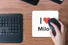 MuchoWow® Mauspad Mousepad Ich liebe - Milou - Mädchen Produktbild-Vorschau 4