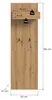 Garderobenpaneel "Borga" in Artisan Eiche Wandgarderobe 50 Produktbild-Vorschau 10