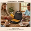 Syntrox Germany Waffeleisen Big 1300W mit Wechselplatten Produktbild-Vorschau 2