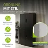 Juskys Aktenschrank Metall 180x80x40 cm, abschließbar mit 3 Produktbild-Vorschau 2