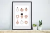 MuchoWow® Gerahmtes Poster Obst - Pastell - Design 40x60 cm Produktbild-Vorschau 4
