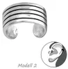 Ohrklemme Silber 925: Ear Cuff Ohrring ohne Loch Modell 2 Produktbild-Vorschau 1