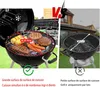 TEENO 21 inch Barbecue Charbon de Bois avec Couvercle,XXL Voir les images du produit 3