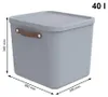 Rotho Aufbewahrungsbox 40L Maloja - Kunststoffbox mit Produktbild-Vorschau 4
