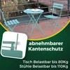 Albatros Bistroset 3-teilig Grün – Bistrotisch mit 2 Produktbild-Vorschau 5