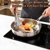 Edelstahlpfanne, Bratpfanne, 28 cm, schnelles Aufheizen, Produktbild-Vorschau 3