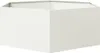 vidaXL Bac à plantes blanc hexagonal 138x120x45 acier Voir les images du produit 4
