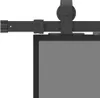 vidaXL Schiebetür mit Beschlag Schwarz 76x205 cm Hartglas Produktbild-Vorschau 7