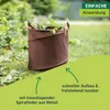 Gartenabfallsack Pop-Up aus Canvas-Stoff, 120 L Produktbild-Vorschau 4