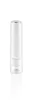 A white electric salt and pepper grinder with a transparent base filled with salt or pepper, set against a white background. Náhled obrázku produktu