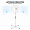 Standventilator Weiß mit Oszillation und 3 Produktbild-Vorschau 4
