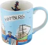 Mila Keramik Städte-Becher Hamburg Shanty Produktbild-Vorschau 1