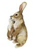 Gartenfigur Hasen Pärchen Tierfigur Kaninchen 27 cm Produktbild-Vorschau 3