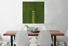 MuchoWow® Poster Traktor - Gras - Linie 75x75 cm - Wand Produktbild-Vorschau 2