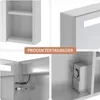 Spiegelschrank Bad mit Beleuchtung 70x60 cm 1 Tür (öffnet Produktbild-Vorschau 11