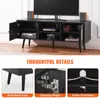 VEVOR Rattan-TV-Ständer, Fernsehschrank Boho-TV-Schrank für Produktbild-Vorschau 5