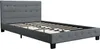 Juskys Polsterbett Manresa 120 x 200 cm - Bett mit Matratze Produktbild-Vorschau 3