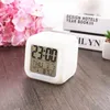 Wecker Uhr leuchtend Kameleon LED-Würfel, mit Thermometer Produktbild-Vorschau 4