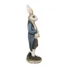 Clayre & Eef Figurine Lapin 25 cm Marron Bleu Polyrésine Voir les images du produit 4