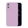 A purple iPhone case is shown from the back, with the phone visible inside. Produktbild-Vorschau