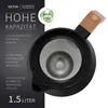 VETIN Thermoskanne mit Teesieb 1,5L aus 304 Edelstahl, Produktbild-Vorschau 3