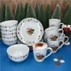 18szt zestaw śniadaniowy Candyman porcelana 6szt talerze Podgląd zdjęcia produktu 3