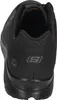 The back view of a black Skechers sneaker. Voir les images du produit
