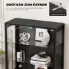 BROTTAR Große Glasvitrine 180cm mit 6 Ebenen, 3-farbiger Produktbild-Vorschau 9