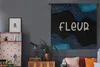 MuchoWow® Wandteppich Wandbehang Fleur - Pastell - Mädchen Produktbild-Vorschau 4