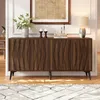 MODFU Sideboard mit 4 Türen, 140 × 35 × 70 cm, Produktbild-Vorschau 1