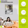 ARTland Leinwandbild Winter Größe: 60x80 cm Produktbild-Vorschau 3
